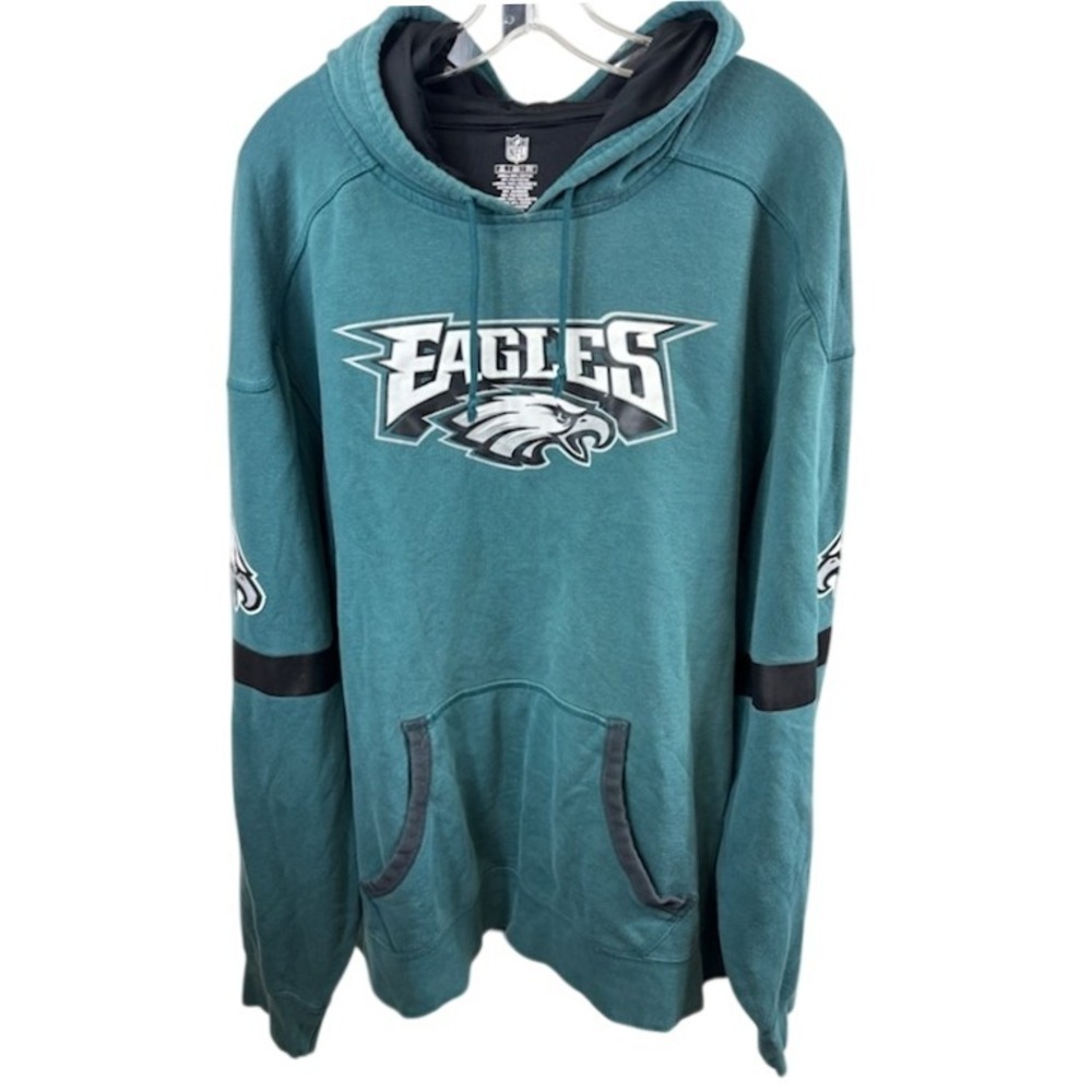 NFL Philadelphia Eagles Hoodie Men's Size 2XL Pullover Long Sleeve Sweatshirt